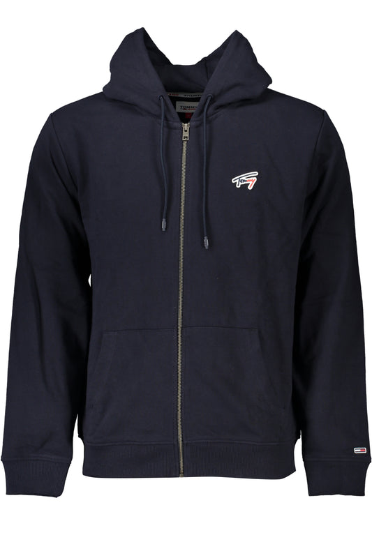 SWEAT-SHIRT ZIPPÉ BLEU TOMMY HILFIGER POUR HOMMES - TOMMY HILFIGER