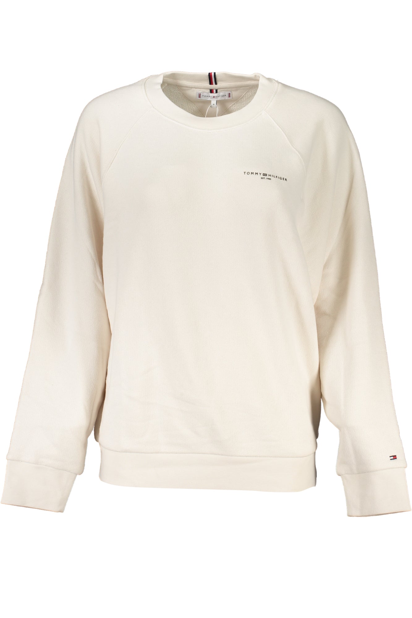 TOMMY HILFIGER SWEAT-SHIRT SANS FERMETURE FEMME BEIGE - TOMMY HILFIGER
