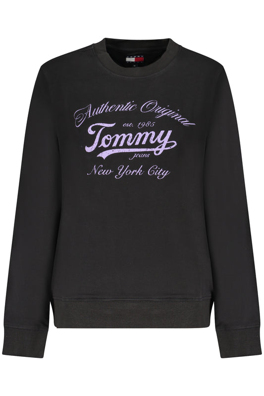 Sweat zippé noir Tommy Hilfiger pour femme - TOMMY HILFIGER