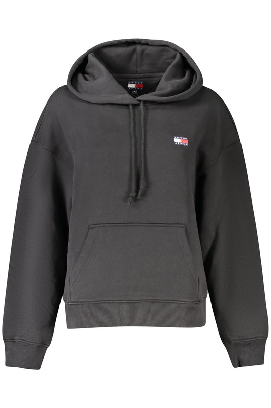 Sweat-shirt Tommy Hilfiger sans fermeture éclair pour femme Noir - TOMMY HILFIGER