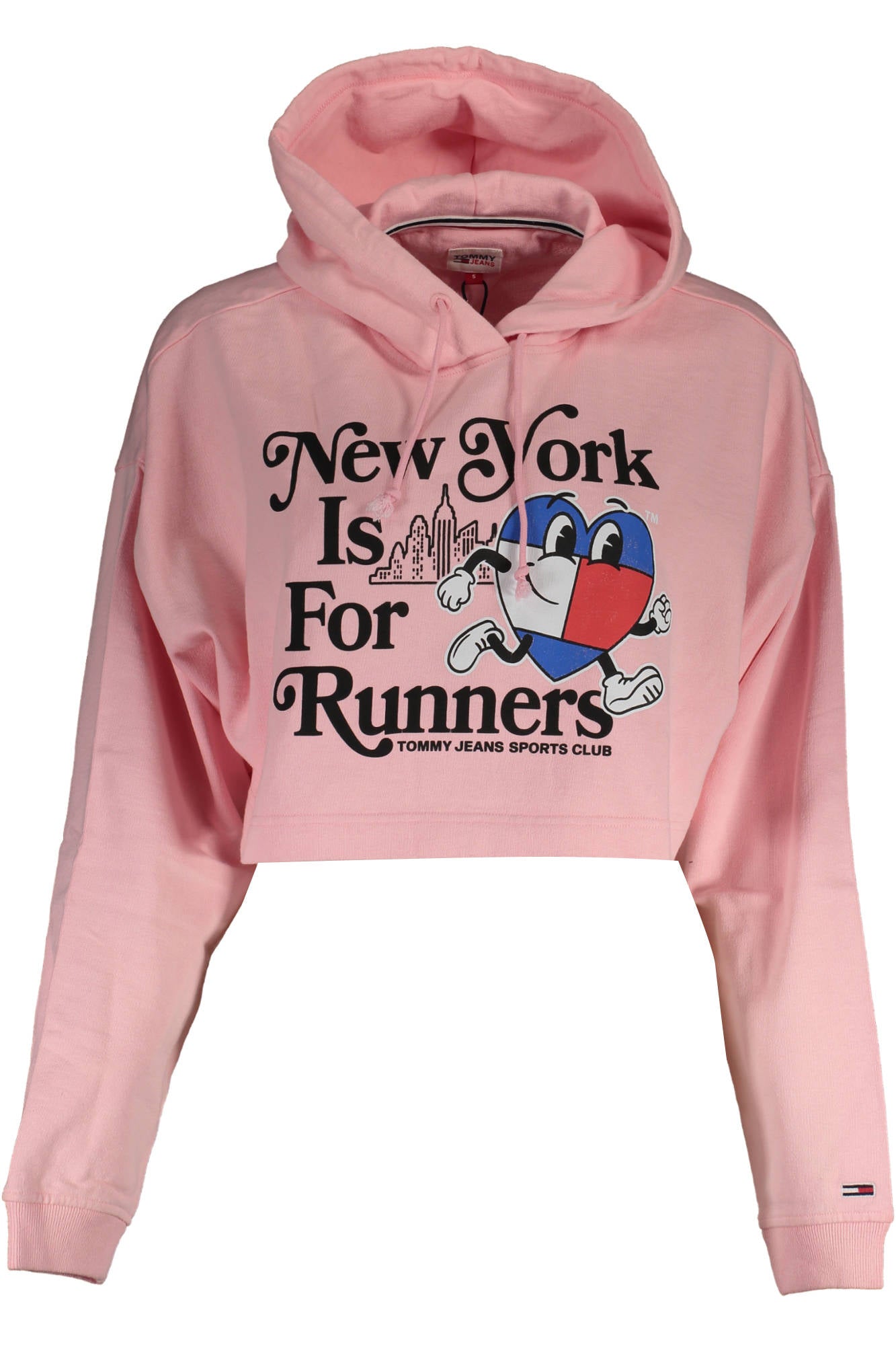 SWEAT-SHIRT FEMME ROSE SANS ZIP TOMMY HILFIGER - TOMMY HILFIGER
