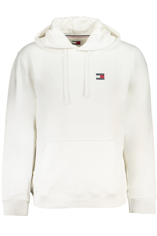 SWEAT-SHIRT TOMMY HILFIGER BLANC SANS FERMETURE ÉCLAIR POUR HOMMES - TOMMY HILFIGER
