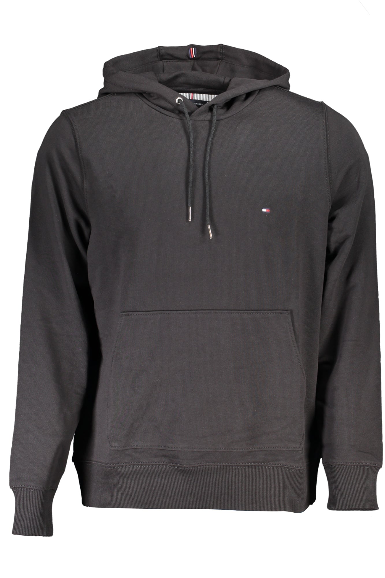 SWEAT-SHIRT SANS FERMETURE ÉCLAIR NOIR TOMMY HILFIGER POUR HOMMES - TOMMY HILFIGER
