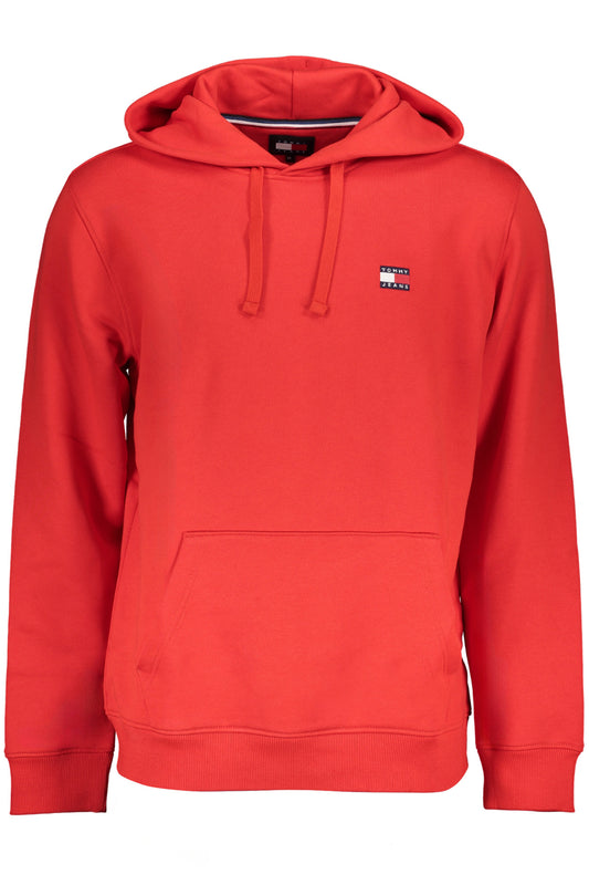 SWEAT-SHIRT ZIPPÉ ROUGE TOMMY HILFIGER POUR HOMMES - TOMMY HILFIGER