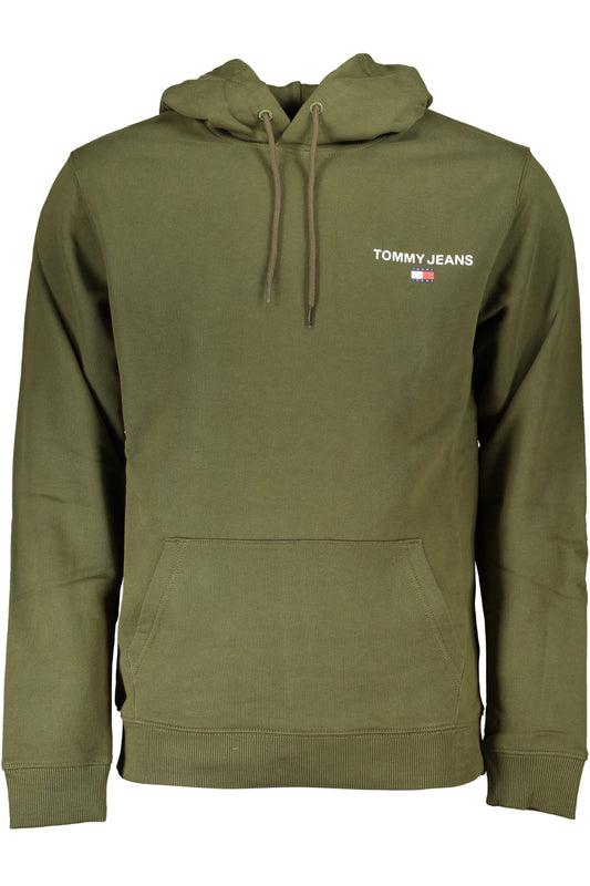 SWEAT-SHIRT TOMMY HILFIGER SANS FERMETURE ÉCLAIR POUR HOMME VERT - TOMMY HILFIGER