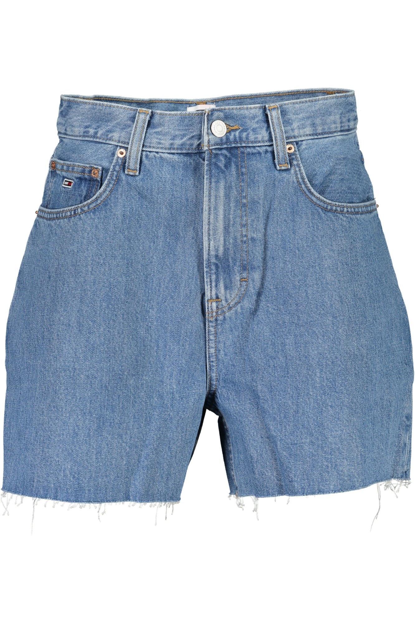 TOMMY HILFIGER JEANS SHORT FEMME BLEU - TOMMY HILFIGER