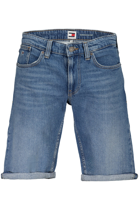 TOMMY HILFIGER JEANS SHORT HOMME BLEU - TOMMY HILFIGER
