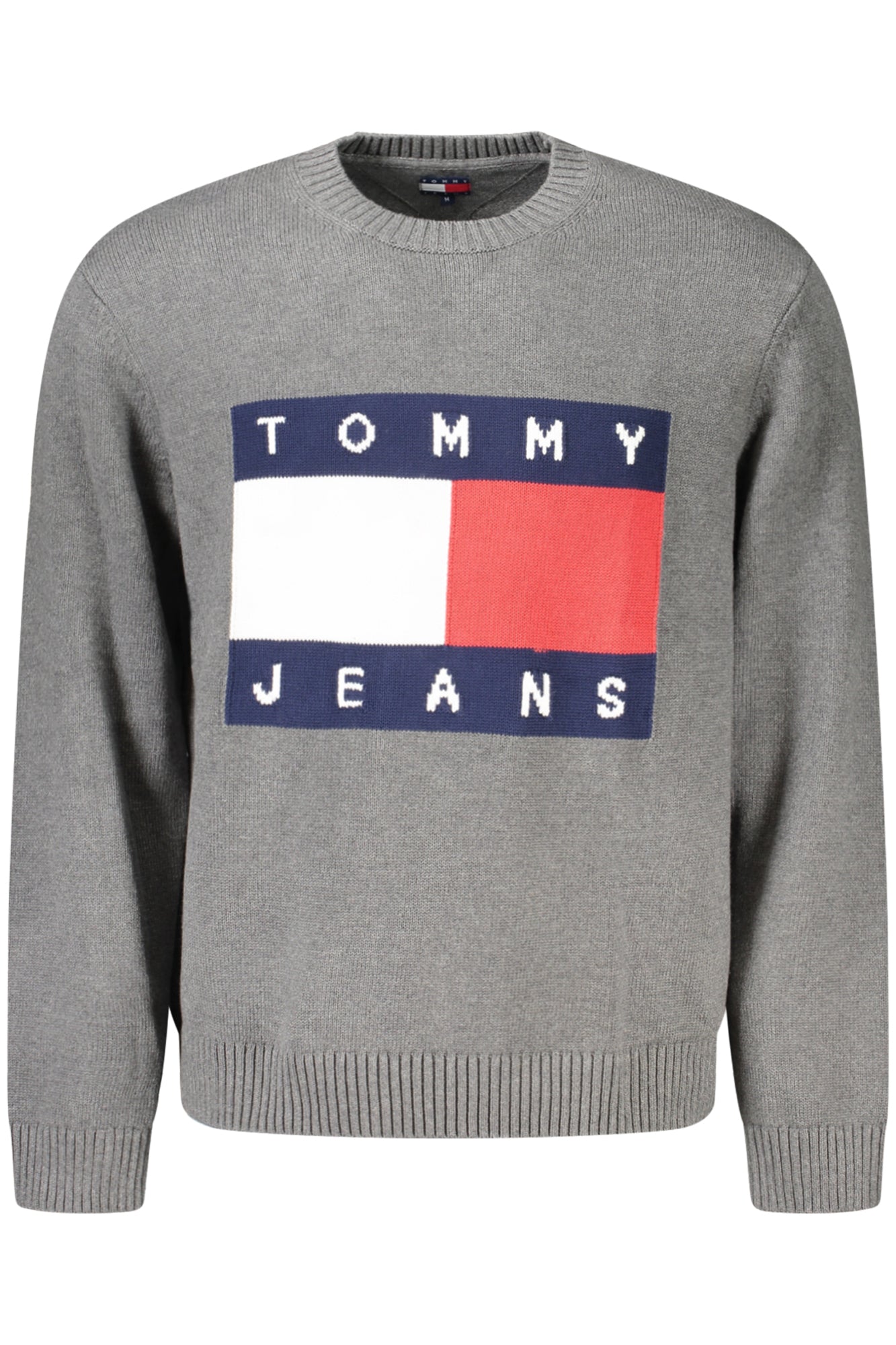 PULL GRIS TOMMY HILFIGER POUR HOMMES - TOMMY HILFIGER