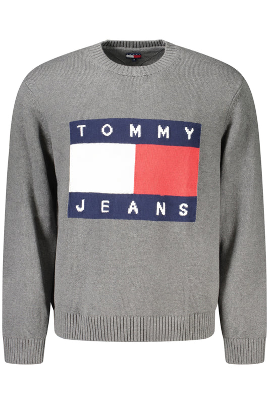 PULL GRIS TOMMY HILFIGER POUR HOMMES - TOMMY HILFIGER