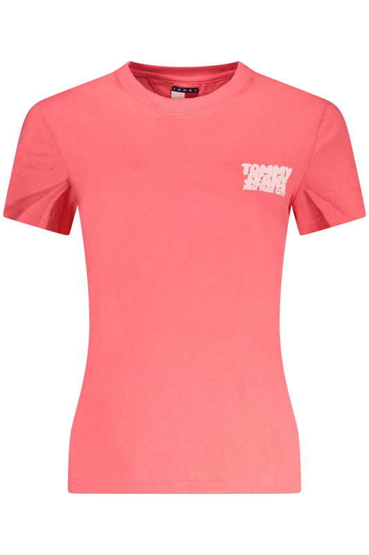 T-SHIRT À MANCHES COURTES TOMMY HILFIGER FEMME ROSE - TOMMY HILFIGER