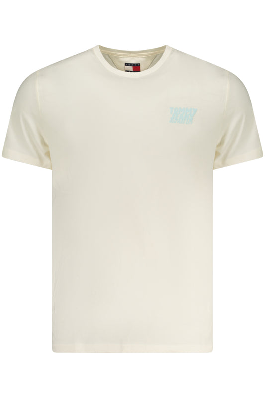 T-SHIRT À MANCHES COURTES TOMMY HILFIGER HOMME BEIGE - TOMMY HILFIGER