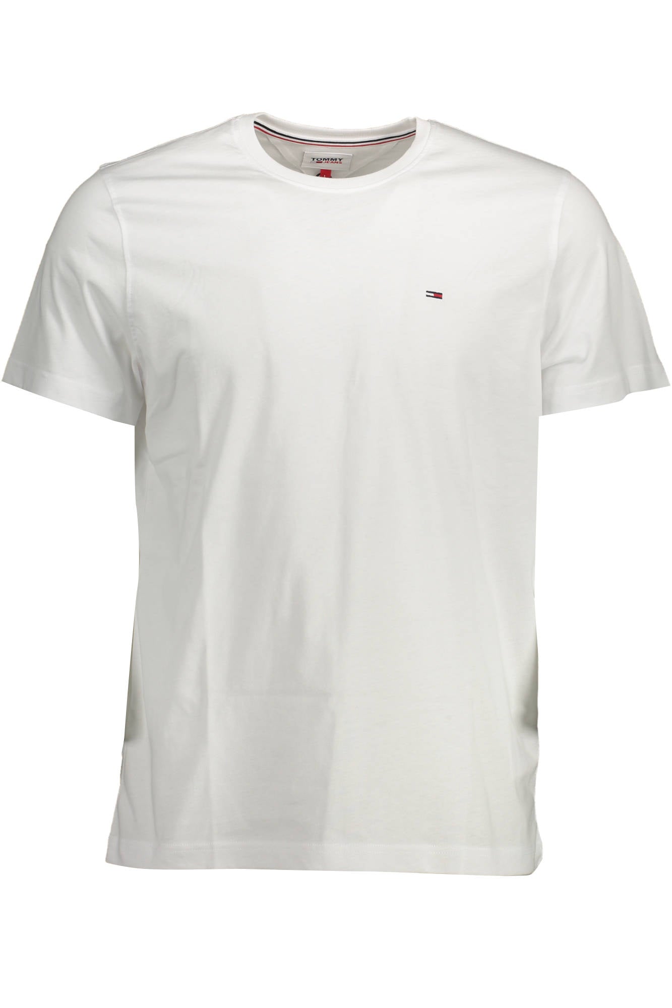 TOMMY HILFIGER T-SHIRT BLANC À MANCHES COURTES POUR HOMMES - TOMMY HILFIGER