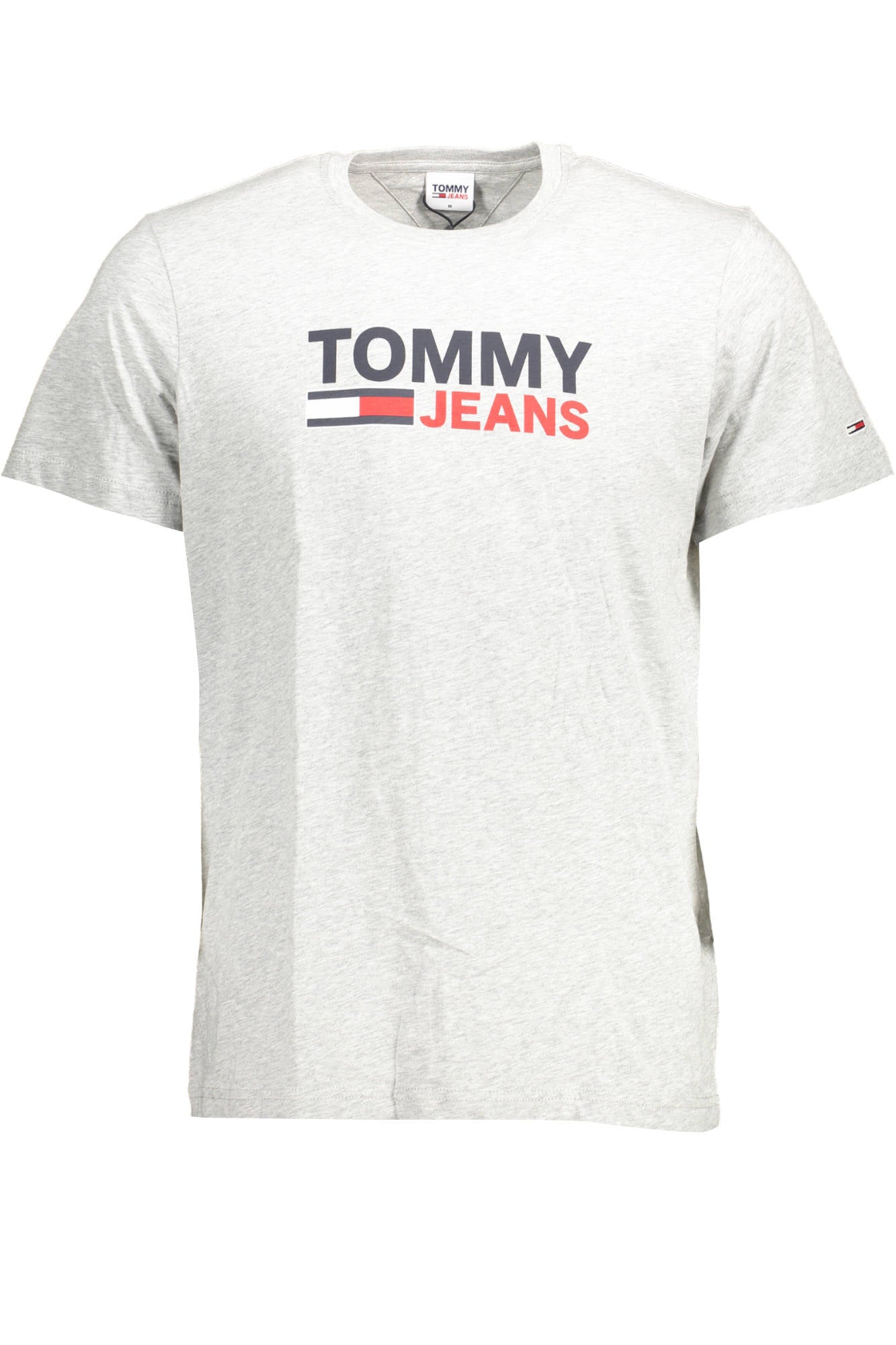 T-SHIRT À MANCHES COURTES TOMMY HILFIGER POUR HOMME GRIS - TOMMY HILFIGER
