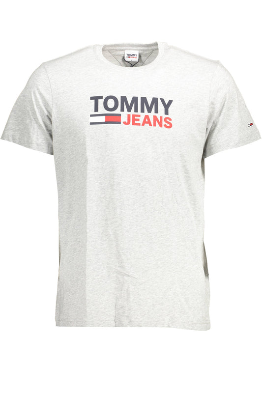 T-SHIRT À MANCHES COURTES TOMMY HILFIGER POUR HOMME GRIS - TOMMY HILFIGER