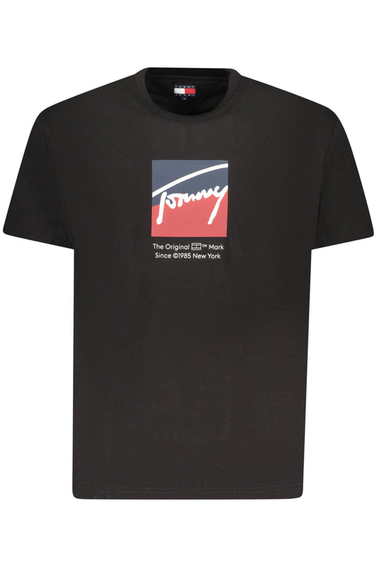 T-SHIRT À MANCHES COURTES TOMMY HILFIGER POUR HOMME NOIR - TOMMY HILFIGER