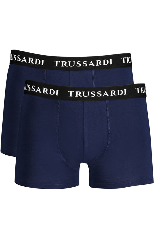 BOXER BLEU POUR HOMME TRUSSARDI - TRUSSARDI