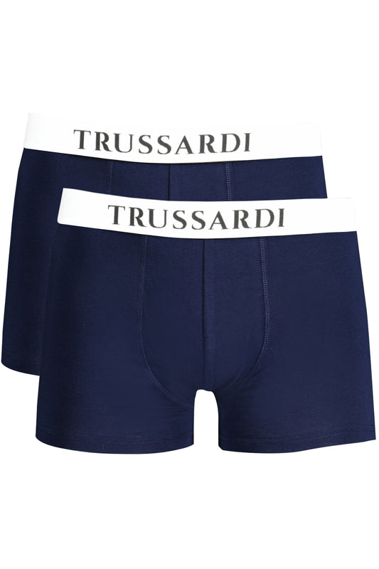 BOXER BLEU POUR HOMMES TRUSSARDI - TRUSSARDI