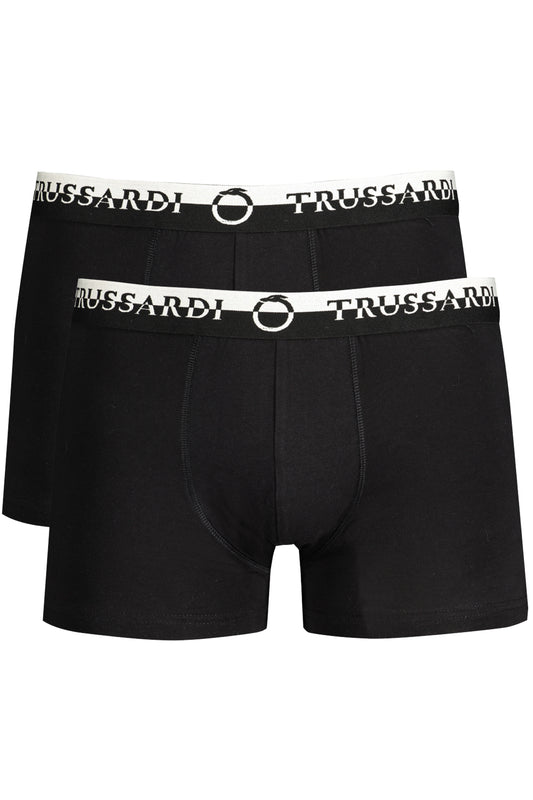 BOXER NOIR HOMME TRUSSARDI - TRUSSARDI