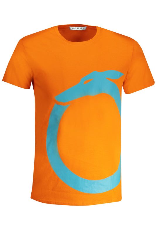 TRUSSARDI T-SHIRT À MANCHES COURTES HOMME ORANGE - TRUSSARDI