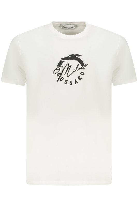 T-SHIRT À MANCHES COURTES TRUSSARDI HOMME BLANC - TRUSSARDI