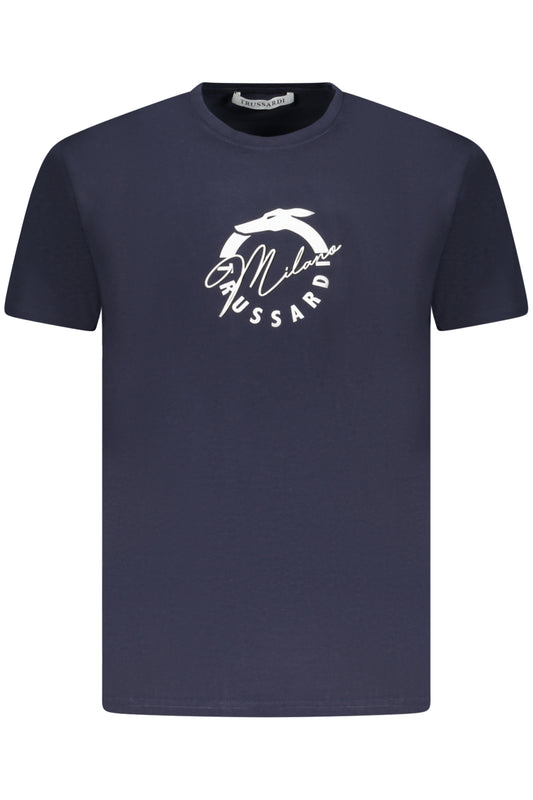 T-SHIRT À MANCHES COURTES TRUSSARDI POUR HOMME BLEU - TRUSSARDI