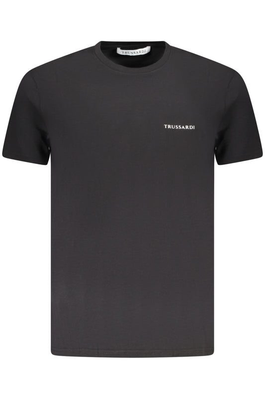 T-SHIRT À MANCHES COURTES TRUSSARDI HOMME NOIR - TRUSSARDI