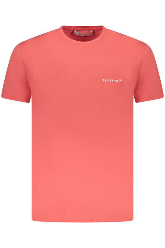 T-SHIRT À MANCHES COURTES TRUSSARDI POUR HOMME ROSE - TRUSSARDI