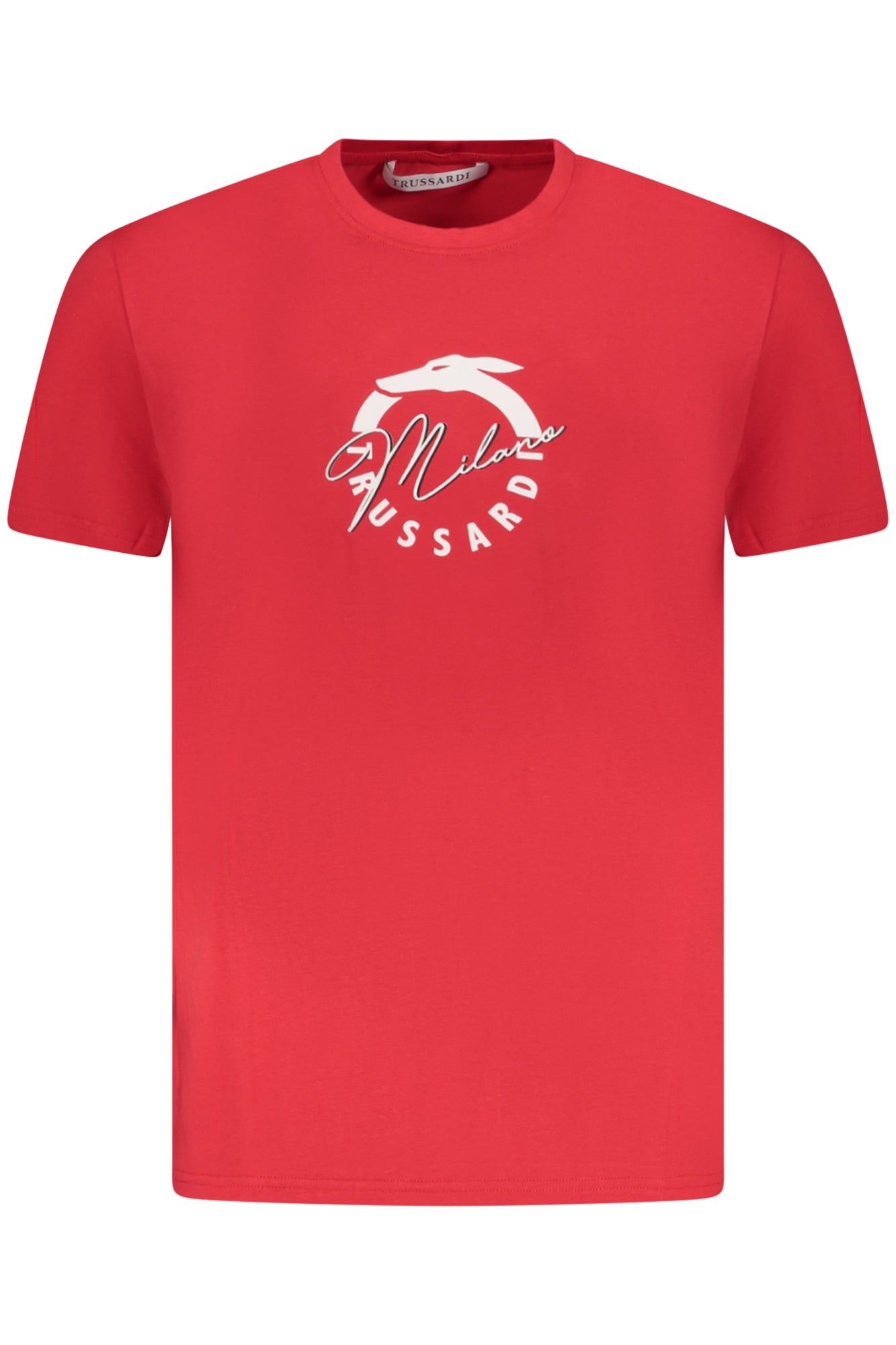 T-SHIRT À MANCHES COURTES TRUSSARDI POUR HOMME ROUGE - TRUSSARDI