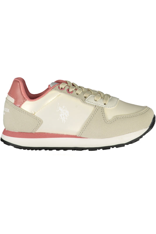 POLO AMÉRICAIN ASSN. CHAUSSURES DE SPORT BEIGES POUR ENFANTS - U.S. POLO ASSN.