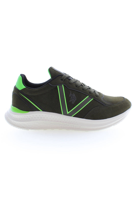 US POLO MEILLEUR PRIX VERT CHAUSSURES DE SPORT POUR HOMMES - U.S. POLO BEST PRICE