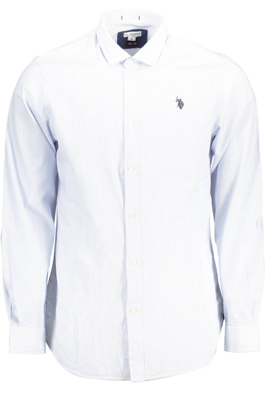 POLO US MANCHES LONGUES HOMME BLEU CLAIR - U.S. POLO