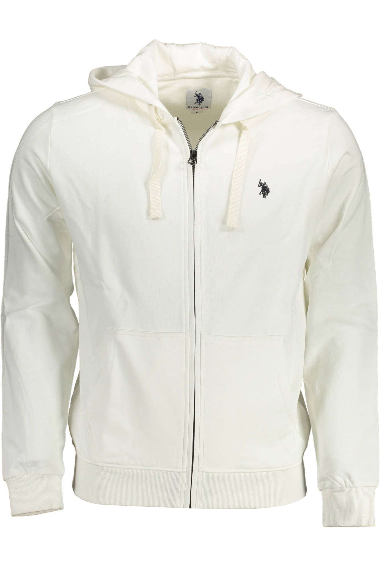 SWEAT-SHIRT POLO US AVEC ZIP BLANC HOMME - U.S. POLO
