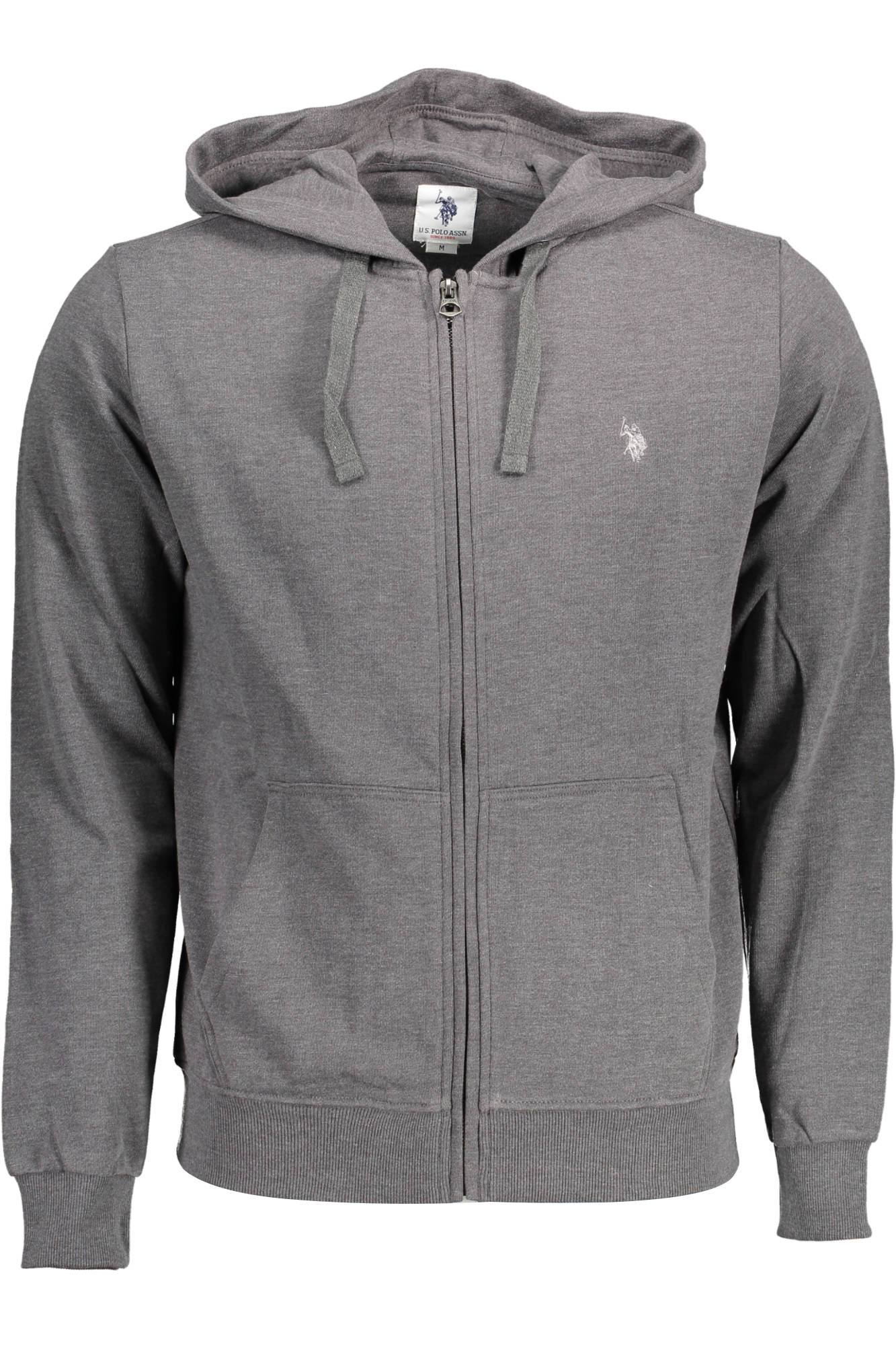 SWEAT-SHIRT POLO US AVEC ZIP GRIS HOMME - U.S. POLO