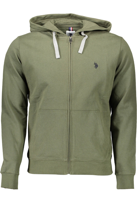 SWEAT-SHIRT HOMME US POLO VERT AVEC ZIP - U.S. POLO