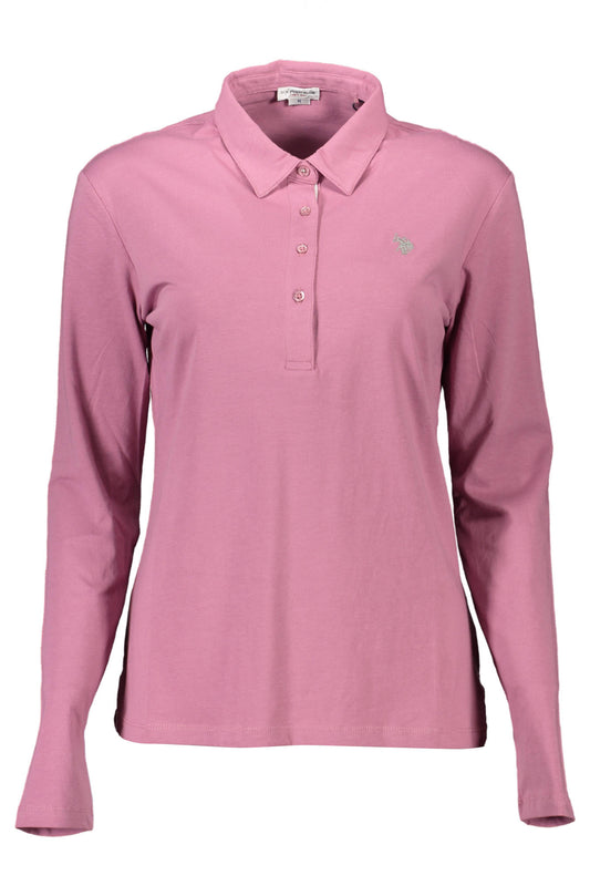 US POLO POLO MANCHES LONGUES FEMME ROSE - U.S. POLO