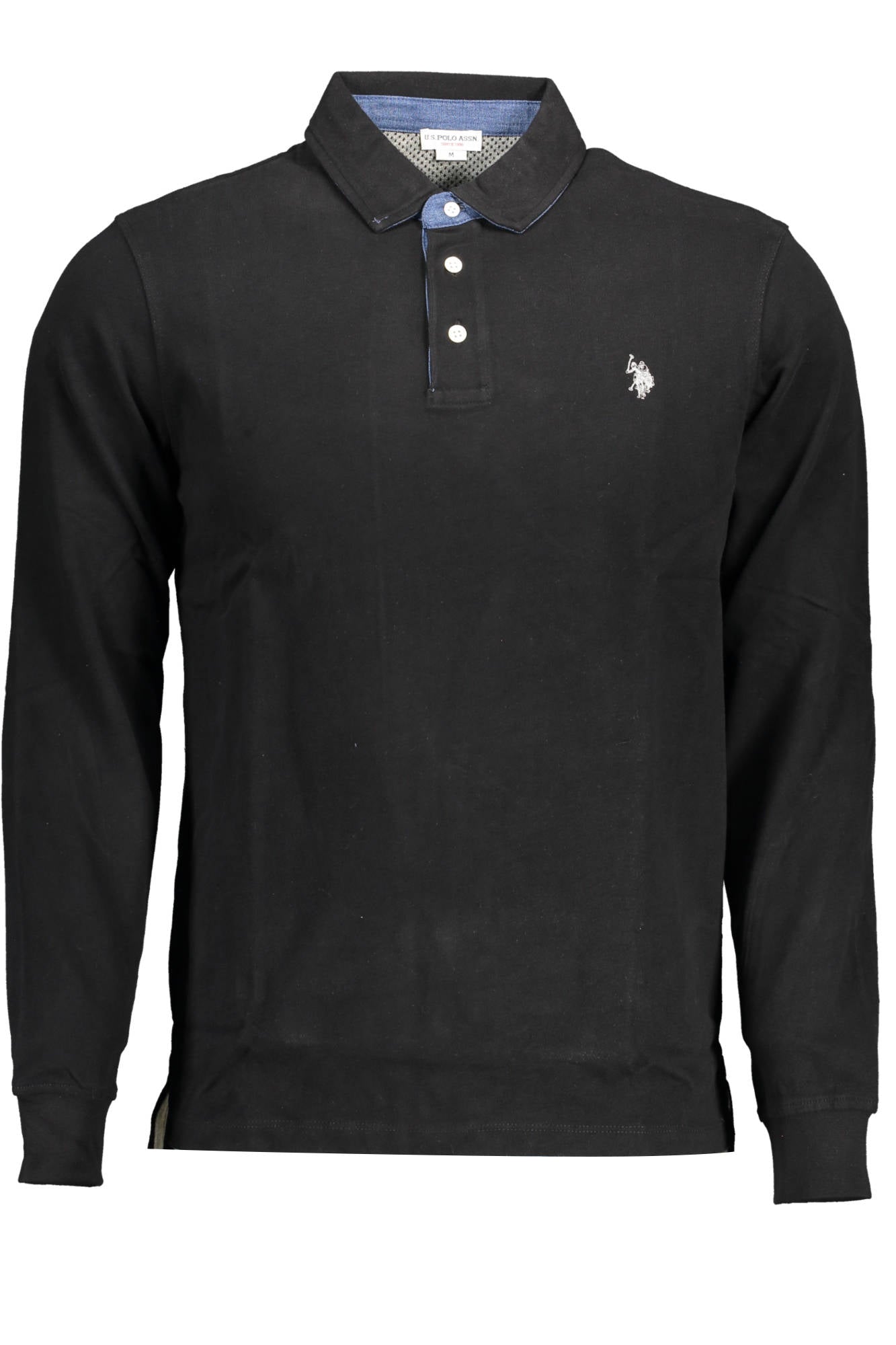 US POLO POLO MANCHES LONGUES HOMME NOIR - U.S. POLO