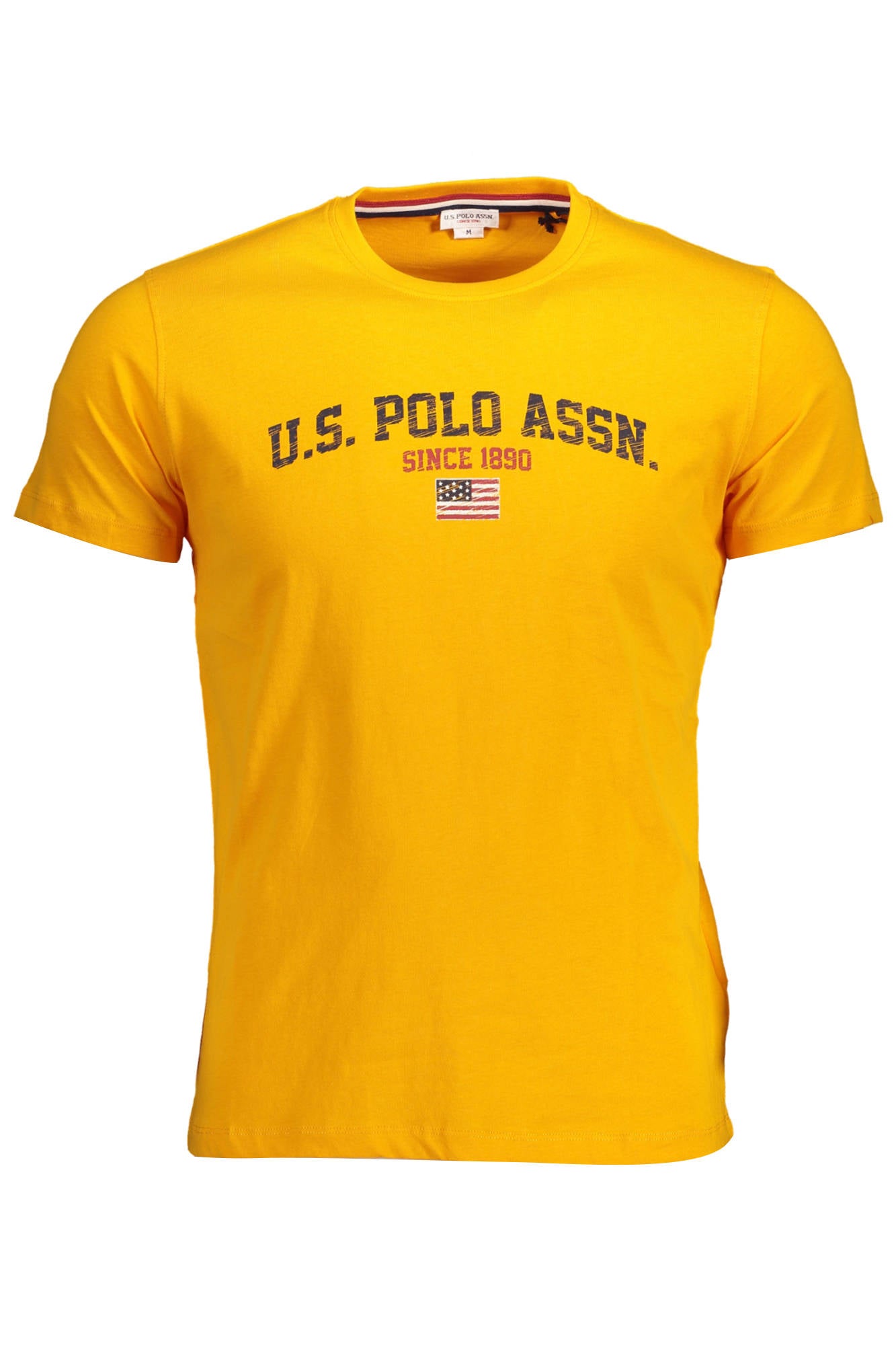 Polo américain à manches courtes pour homme, orange - U.S. POLO