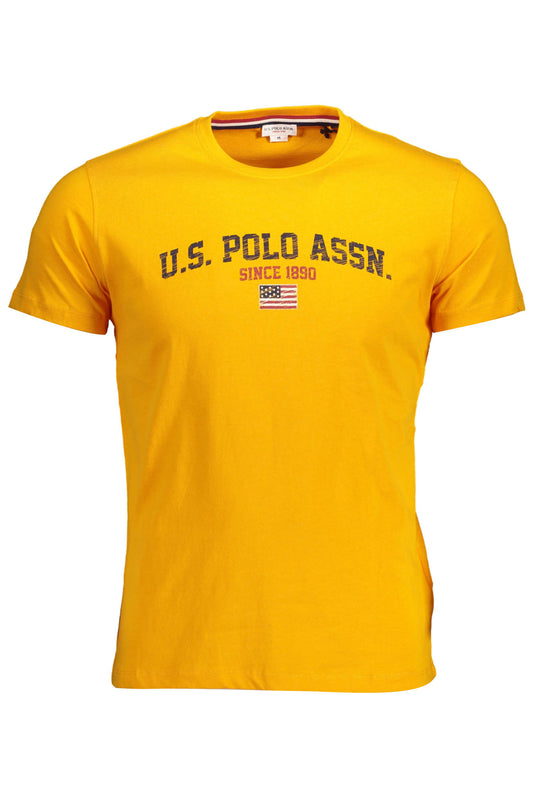 Polo américain à manches courtes pour homme, orange - U.S. POLO