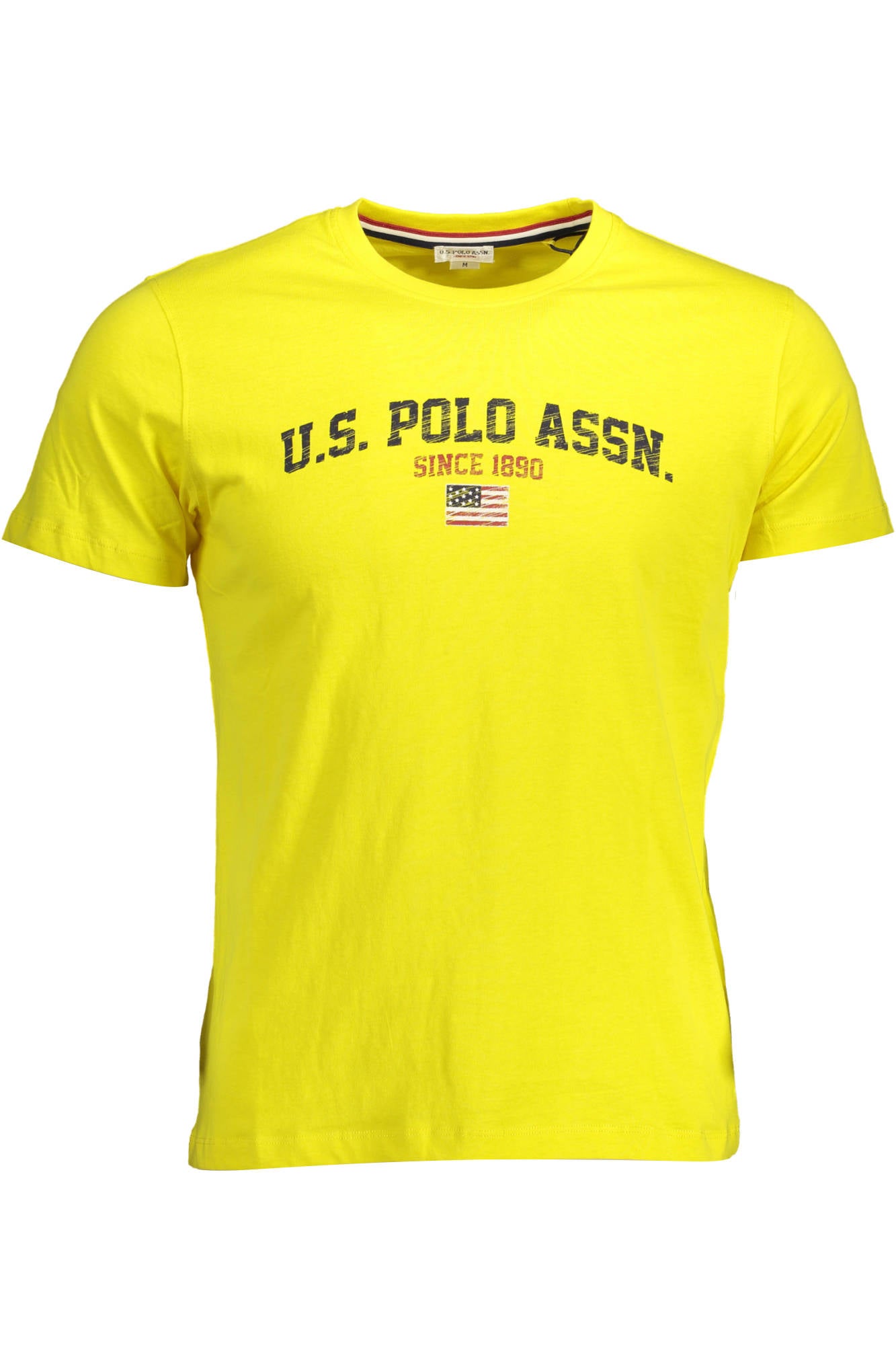 T-SHIRT MANCHES COURTES US POLO JAUNE HOMME - U.S. POLO
