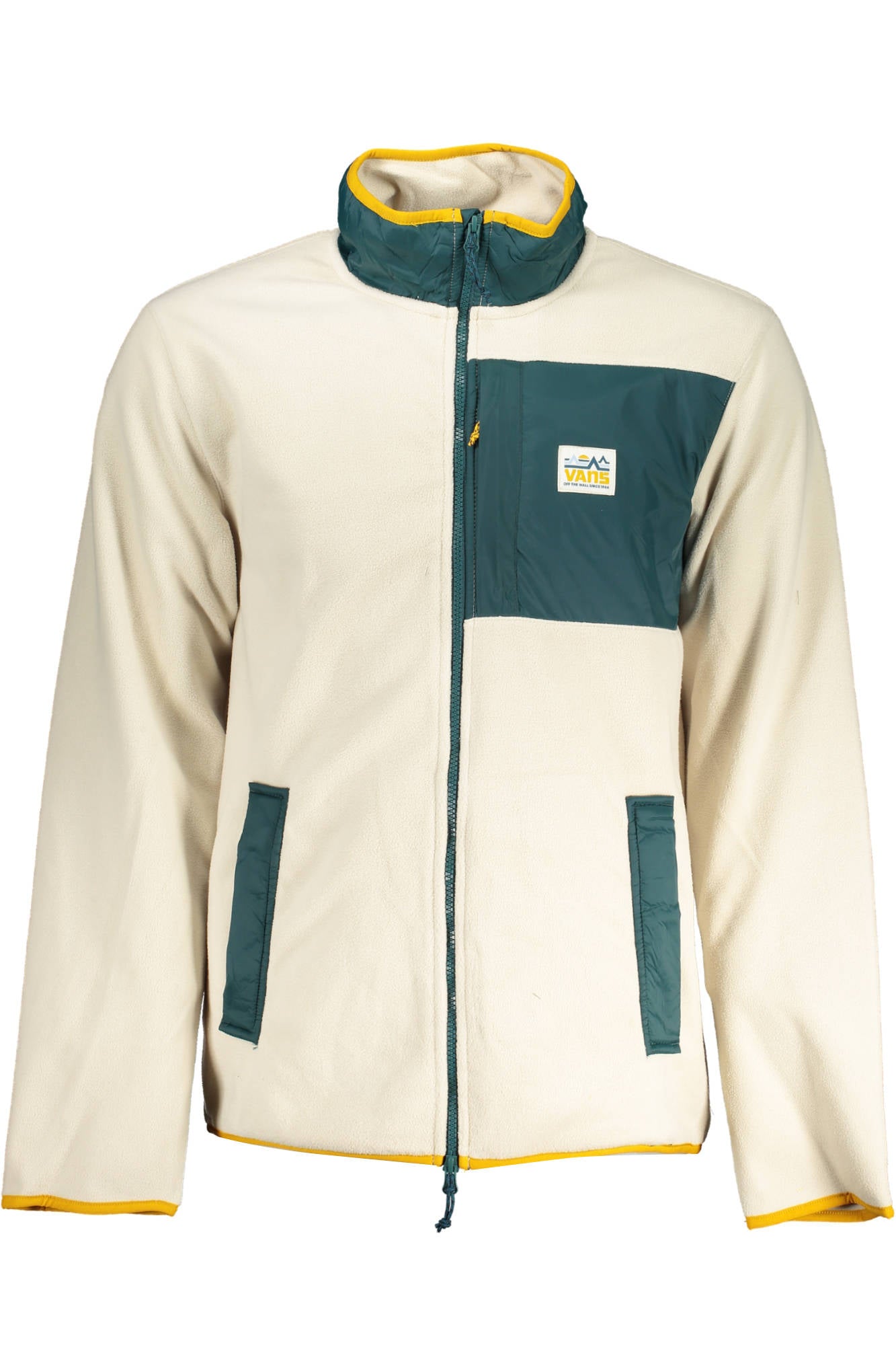 SWEAT-SHIRT HOMME BEIGE ZIPPÉ VANS - VANS