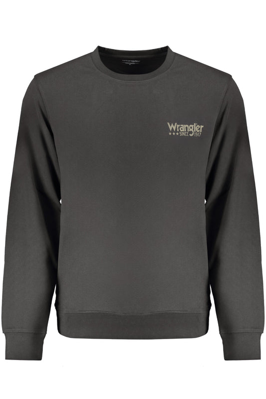 SWEAT-SHIRT ZIPPÉ NOIR WRANGLER POUR HOMMES - WRANGLER