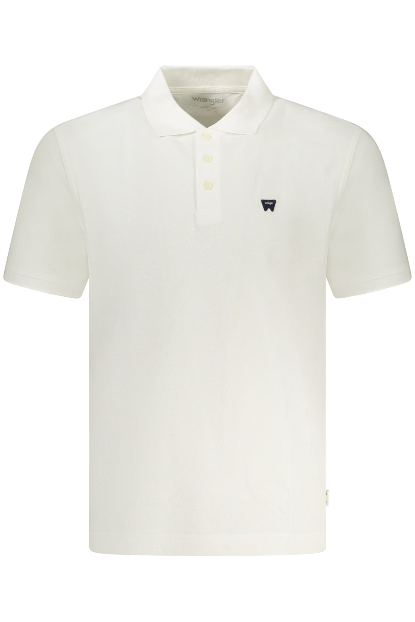 POLO WRANGLER MANCHES COURTES HOMME BLANC - WRANGLER