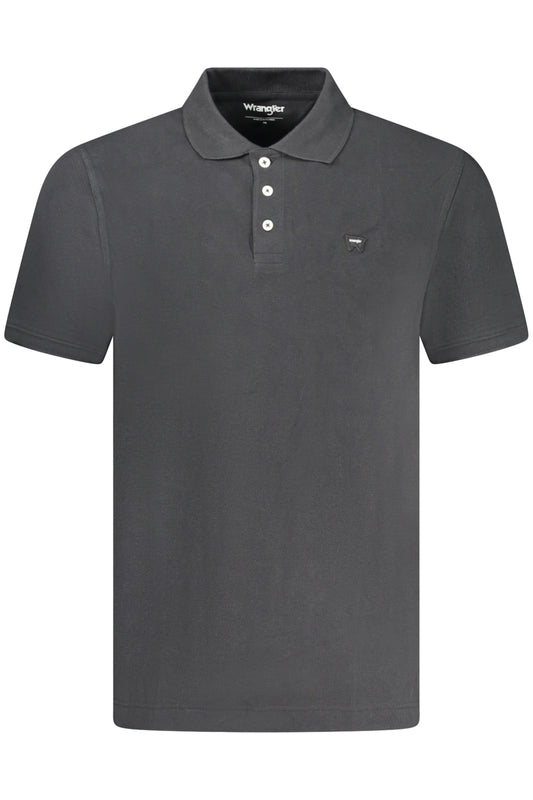 POLO WRANGLER MANCHES COURTES HOMME NOIR - WRANGLER