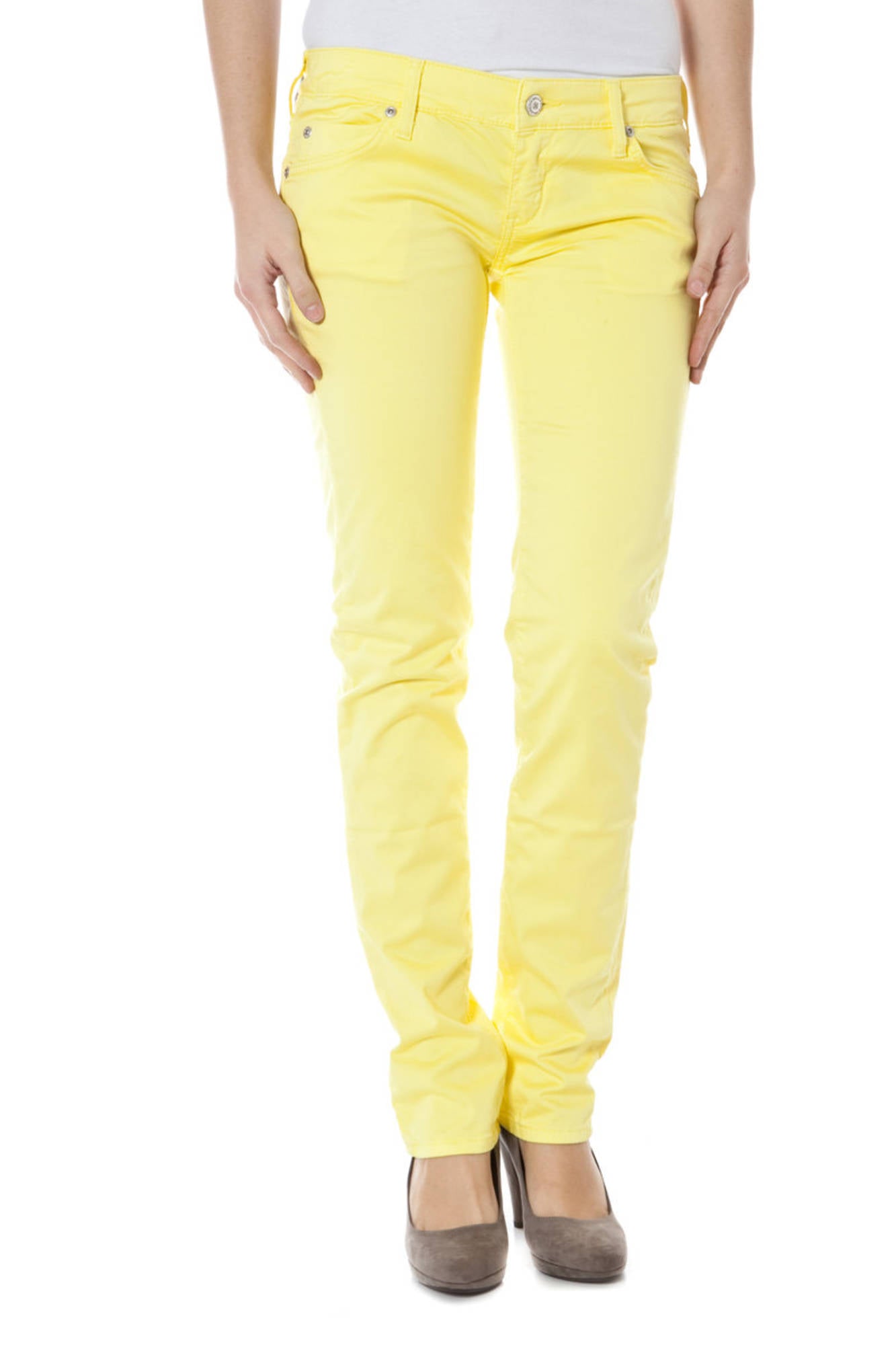 PANTALON FEMME ZUELEMENTS JAUNE - ZUELEMENTS